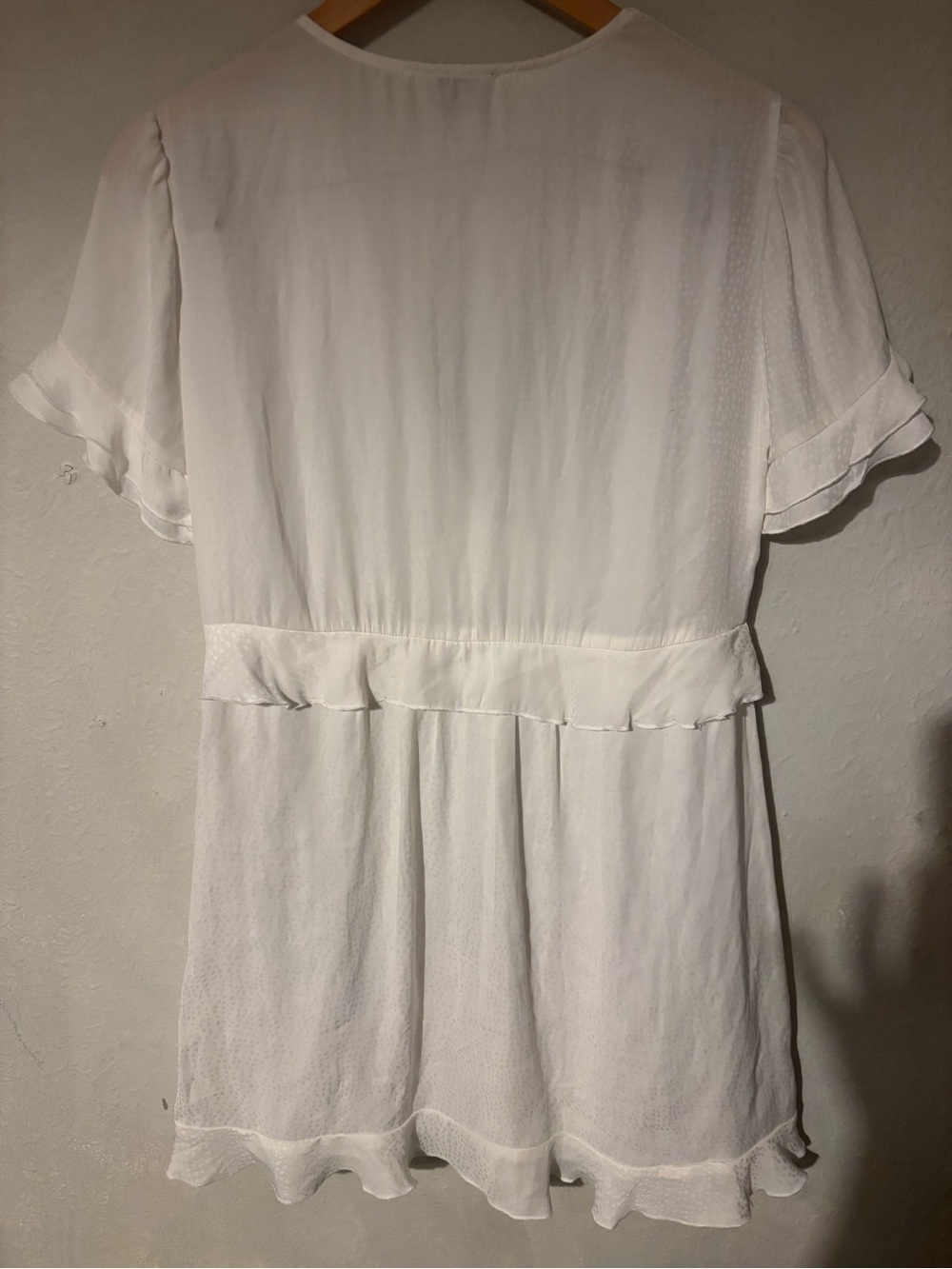 Show Me Your MuMu White V-Neck Mini Dress - Picture 3 of 6